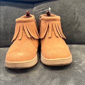Carter’s Fringe Tan Kids Boots